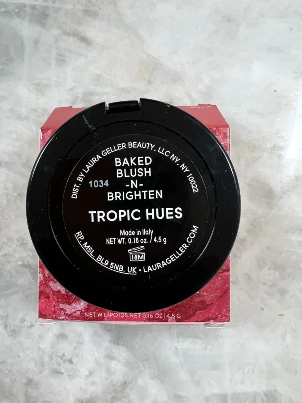 Laura Geller Marbleized Blush in Tropic Hues